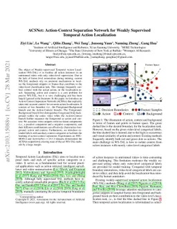 ACSNet: Action-Context Separation Network for Weakly Supervised Temporal
  Action Localization