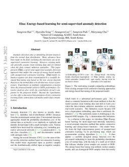 Elsa: Energy-based learning for semi-supervised anomaly detection