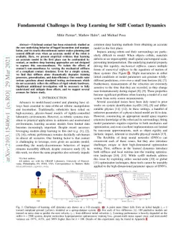 Fundamental Challenges in Deep Learning for Stiff Contact Dynamics