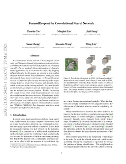 FocusedDropout for Convolutional Neural Network