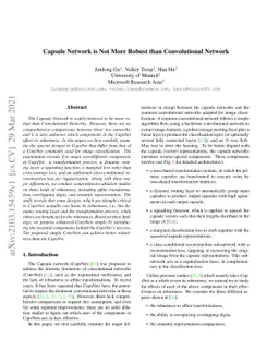 Capsule Network is Not More Robust than Convolutional Network