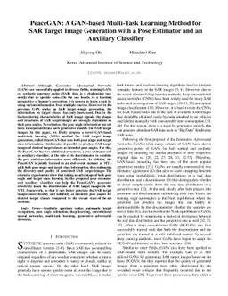 PeaceGAN: A GAN-based Multi-Task Learning Method for SAR Target Image
  Generation with a Pose Estimator and an Auxiliary Classifier