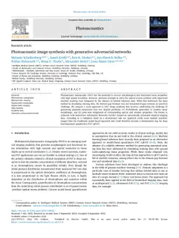 Photoacoustic image synthesis with generative adversarial networks
