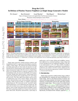 Drop the GAN: In Defense of Patches Nearest Neighbors as Single Image
  Generative Models
