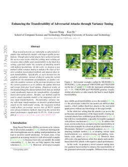 Enhancing the Transferability of Adversarial Attacks through Variance
  Tuning
