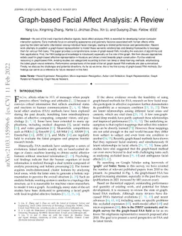Graph-based Facial Affect Analysis: A Review