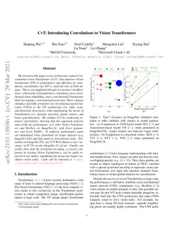 CvT: Introducing Convolutions to Vision Transformers