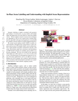 In-Place Scene Labelling and Understanding with Implicit Scene
  Representation