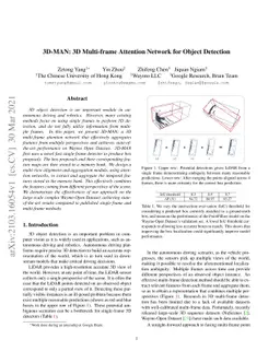 3D-MAN: 3D Multi-frame Attention Network for Object Detection