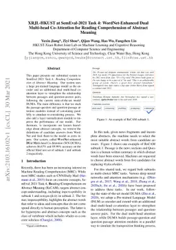 XRJL-HKUST at SemEval-2021 Task 4: WordNet-Enhanced Dual Multi-head
  Co-Attention for Reading Comprehension of Abstract Meaning