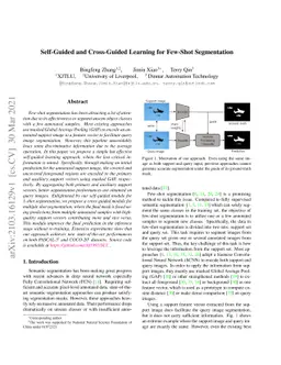 Self-Guided and Cross-Guided Learning for Few-Shot Segmentation