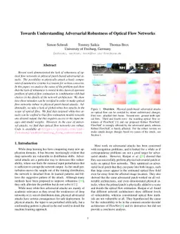 Towards Understanding Adversarial Robustness of Optical Flow Networks