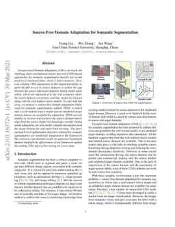 Source-Free Domain Adaptation for Semantic Segmentation