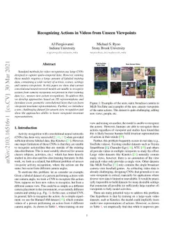 Recognizing Actions in Videos from Unseen Viewpoints