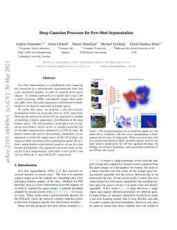 Deep Gaussian Processes for Few-Shot Segmentation