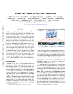 Broaden Your Views for Self-Supervised Video Learning