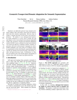 Geometric Unsupervised Domain Adaptation for Semantic Segmentation