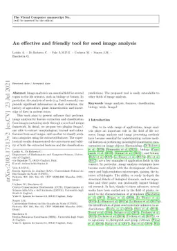 An effective and friendly tool for seed image analysis