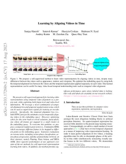 Learning by Aligning Videos in Time