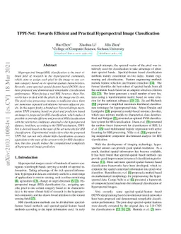 TPPI-Net: Towards Efficient and Practical Hyperspectral Image
  Classification