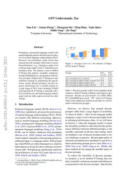 GPT Understands, Too