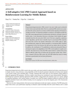 A Self-adaptive SAC-PID Control Approach based on Reinforcement Learning
  for Mobile Robots