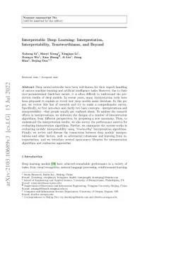 Interpretable Deep Learning: Interpretation, Interpretability,
  Trustworthiness, and Beyond