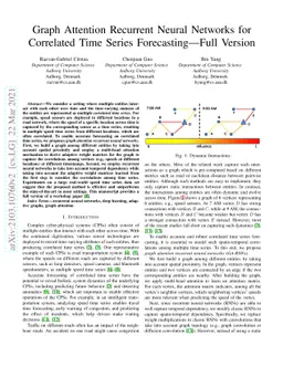 Graph Attention Recurrent Neural Networks for Correlated Time Series
  Forecasting -- Full version