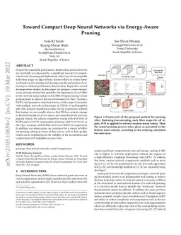 Toward Compact Deep Neural Networks via Energy-Aware Pruning