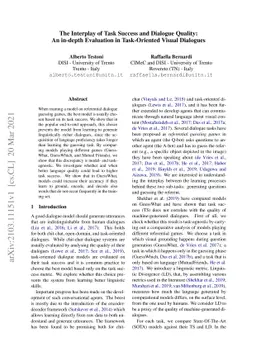 The Interplay of Task Success and Dialogue Quality: An in-depth
  Evaluation in Task-Oriented Visual Dialogues