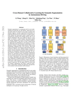 Cross-Dataset Collaborative Learning for Semantic Segmentation in
  Autonomous Driving
