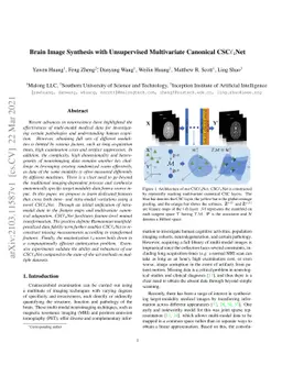 Brain Image Synthesis with Unsupervised Multivariate Canonical
  CSC$\ell_4$Net