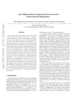 n-hot: Efficient bit-level sparsity for powers-of-two neural network
  quantization