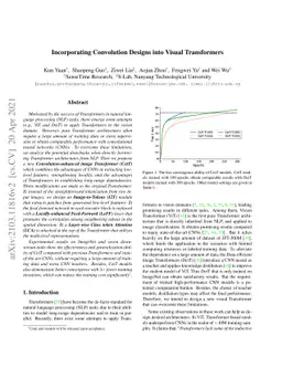 Incorporating Convolution Designs into Visual Transformers
