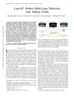 LaneAF: Robust Multi-Lane Detection with Affinity Fields