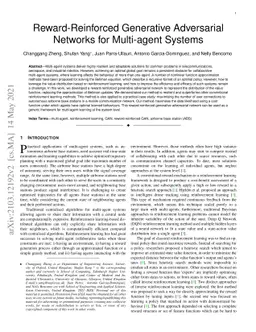 Reward-Reinforced Reinforcement Learning for Multi-agent Systems