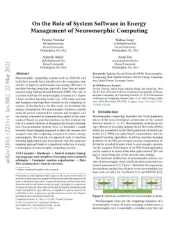 On the Role of System Software in Energy Management of Neuromorphic
  Computing