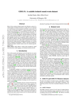 GISE-51: A scalable isolated sound events dataset