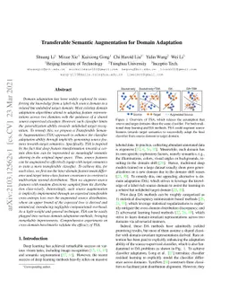 Transferable Semantic Augmentation for Domain Adaptation