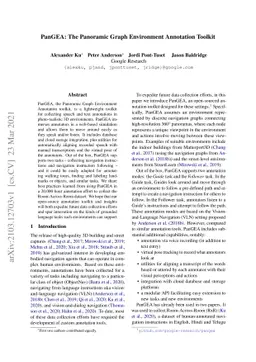 PanGEA: The Panoramic Graph Environment Annotation Toolkit