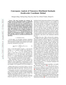 Convergence Analysis of Nonconvex Distributed Stochastic Zeroth-order
  Coordinate Method