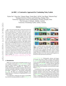 Jo-SRC: A Contrastive Approach for Combating Noisy Labels