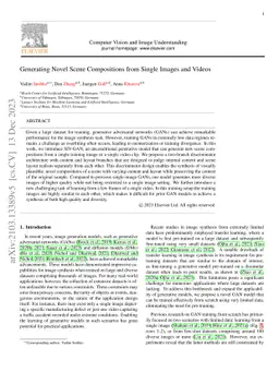 Generating Novel Scene Compositions from Single Images and Videos