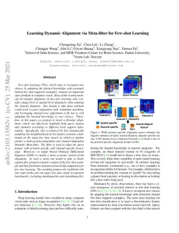 Learning Dynamic Alignment via Meta-filter for Few-shot Learning