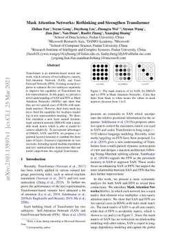 Mask Attention Networks: Rethinking and Strengthen Transformer