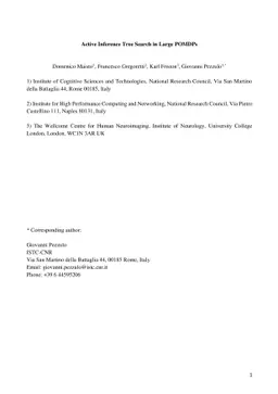 Active Inference Tree Search in Large POMDPs