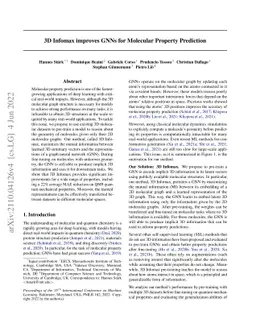 3D Infomax improves GNNs for Molecular Property Prediction