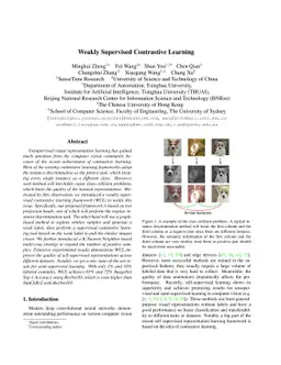 Weakly Supervised Contrastive Learning
