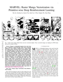 MARVEL: Raster Manga Vectorization via Primitive-wise Deep Reinforcement
  Learning