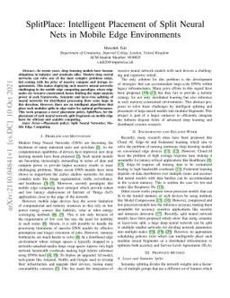 SplitPlace: Intelligent Placement of Split Neural Nets in Mobile Edge
  Environments